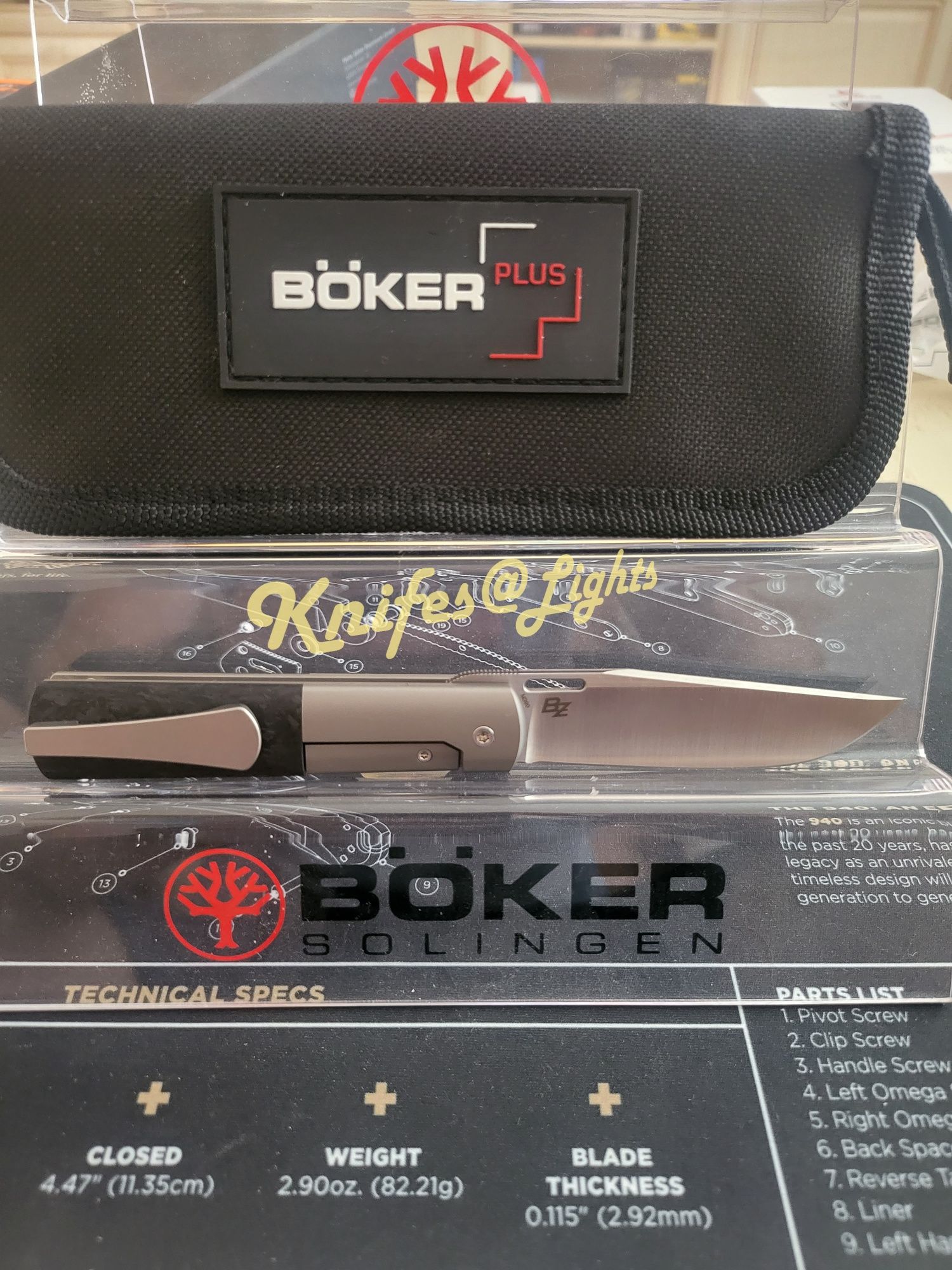 Boker Plus URBAN BARLOW MCF 01BO490, преміум ніж на М390