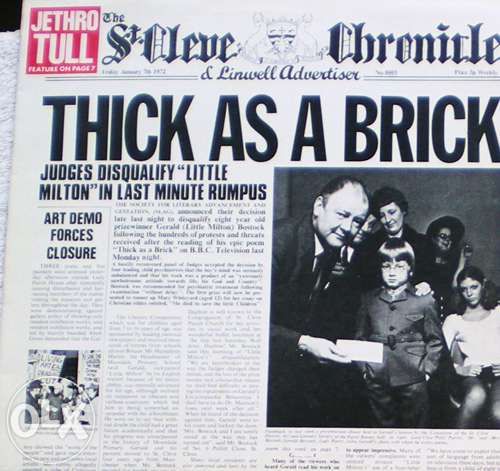 Jethro Tull - Thick as a Brick (1972) & Aqualung (1971) Lp vinil