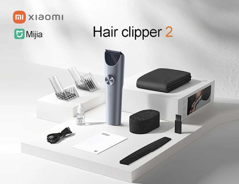 Аккумуляторная машинка для стрижки волос Mijia Hair Clipper 2 Grey
