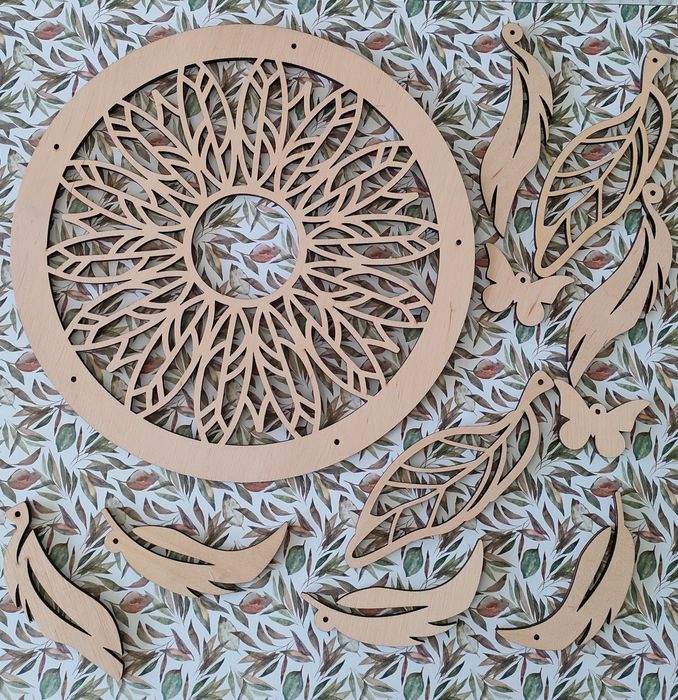 łapacz snów baza do zdobienia dla dzieci do kołyski łap1