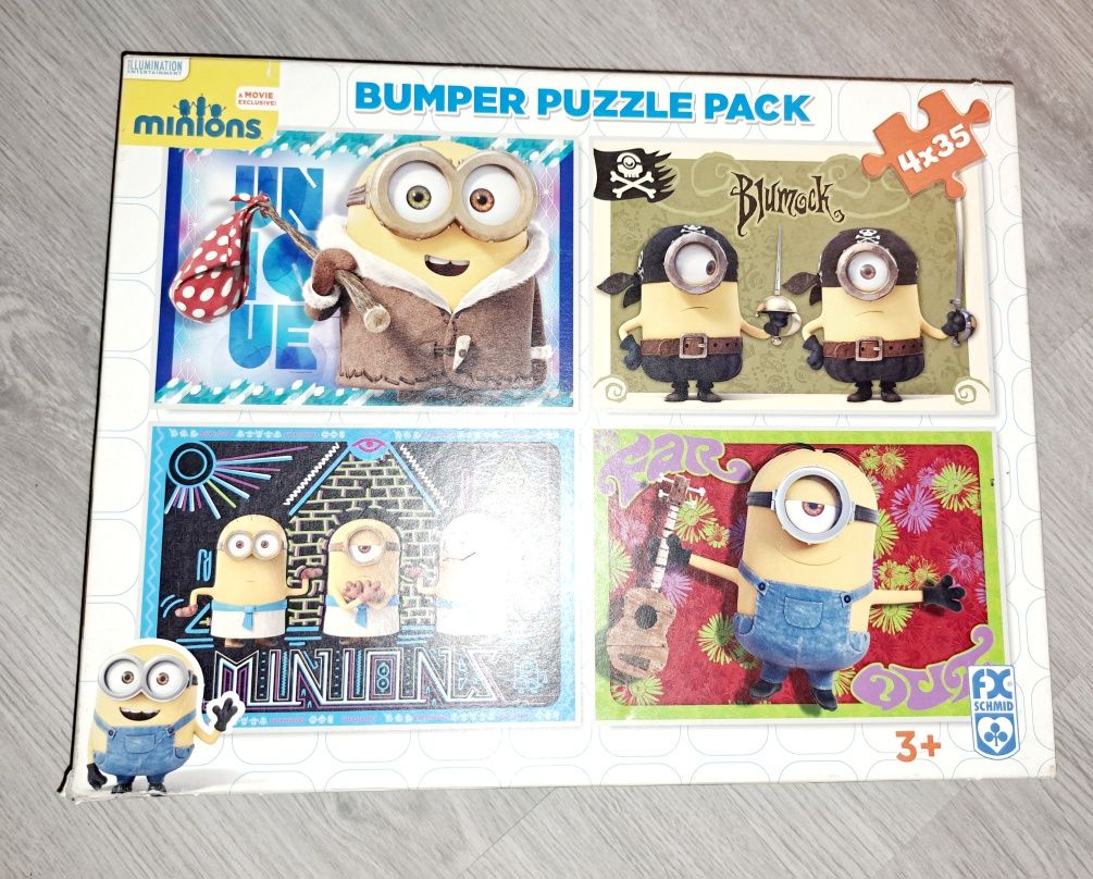 Puzzle minionki disney