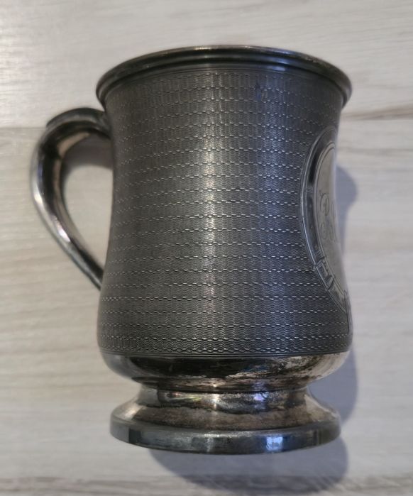 Posrebrzany kubek/kufel 464 gr