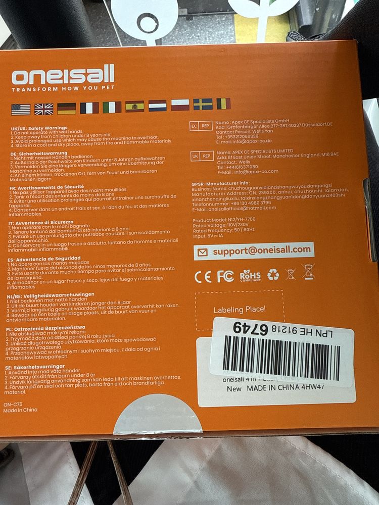 Oneisall Kit de Tosa para Pets