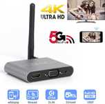 Бездротовий пристрій MiraScreen Wi-Fi 4K X6W Plus, MiraCast HDMI, VGA