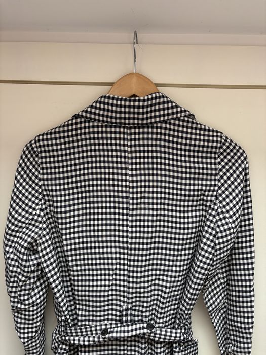 Sobretudo Xadrez Branco e Preto GANT para mulher (S)