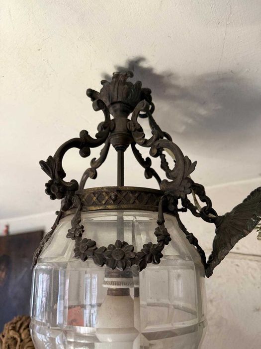 Antyczna Francuska Lampa Eklektyczna XX