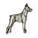 Doberman pin posrebrzony Art-Dog