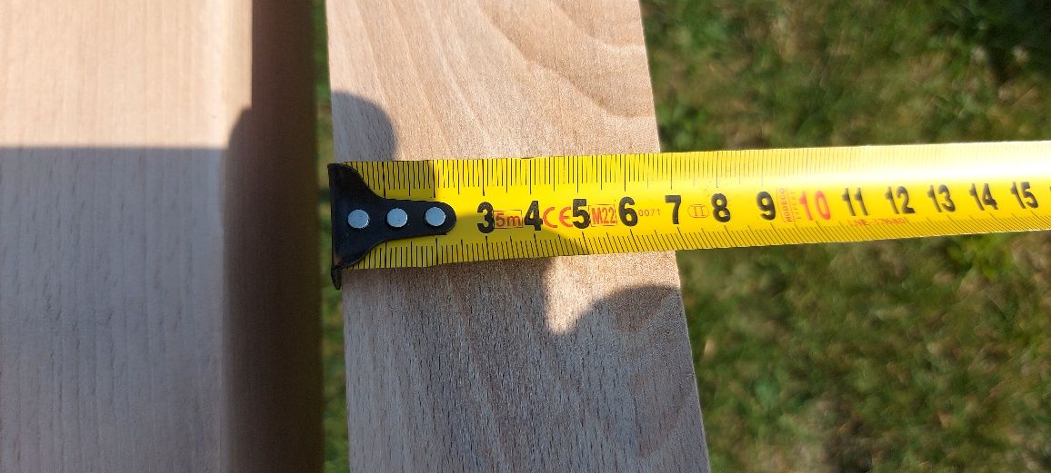 Kantówka bukowa   9,5x7,5cm