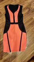 Sukienka bandażowa neonowa 32/34 BPC BODYFLIRT
