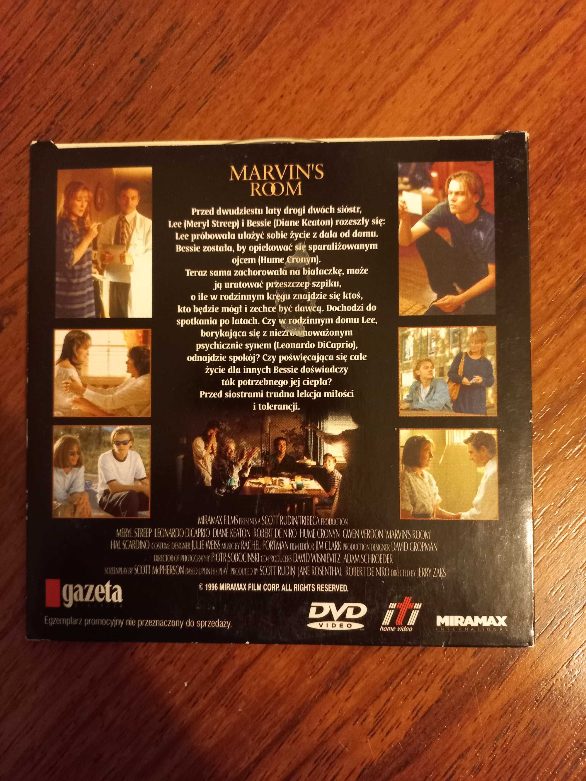 ,,Pokój Marvina" film DVD