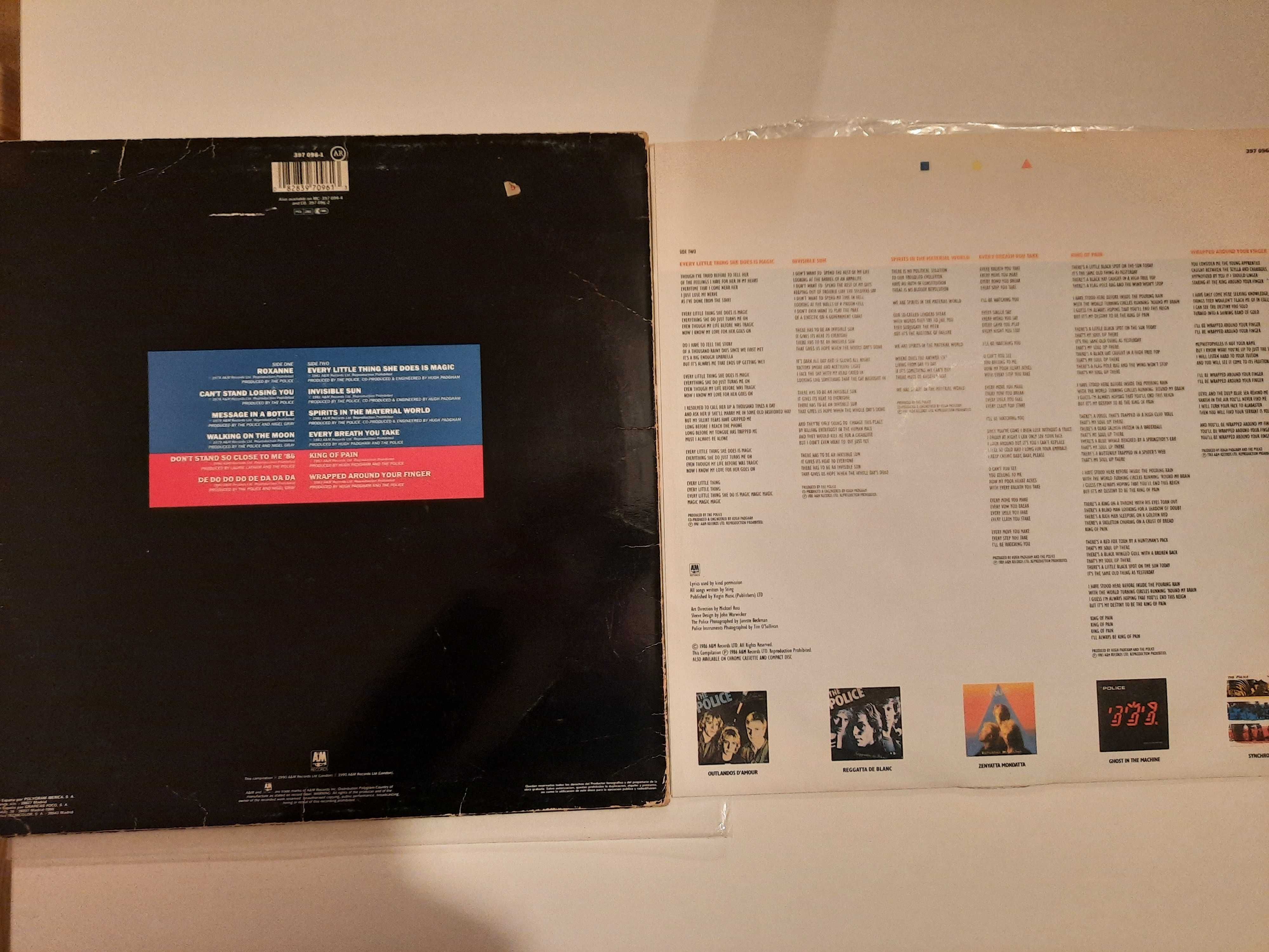 Police Greatest Hits 1990 Vinil