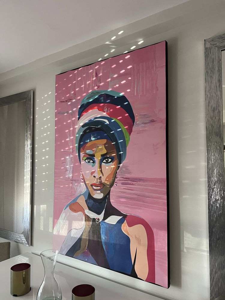 Quadro grande pintado