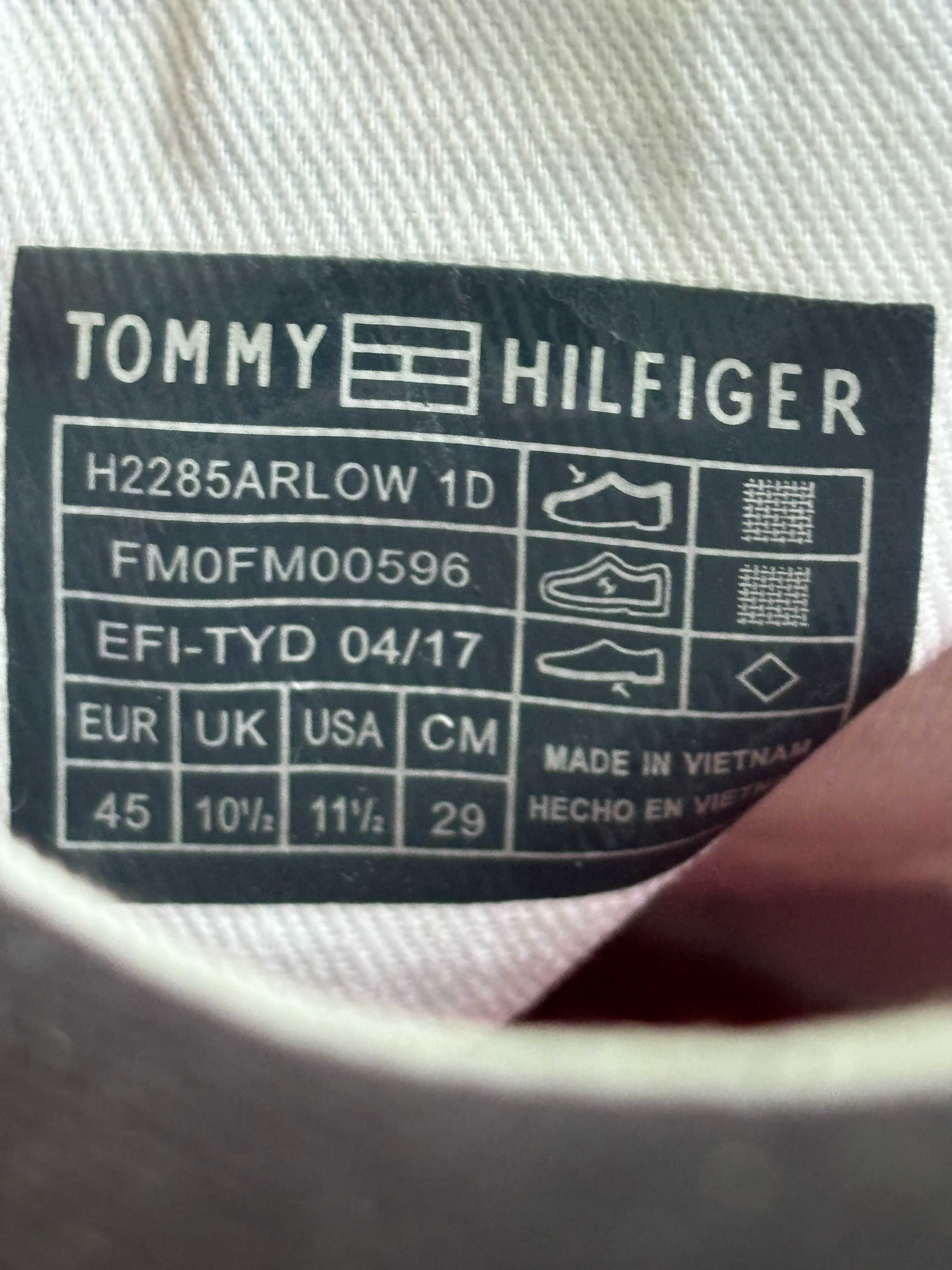 Чоловічі Кеди Tommy Hilfiger 45 Розмір Кроссовки Кросівки Оригінал