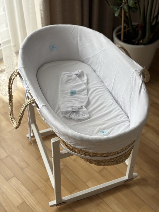 Kosz mojzesza ahojbaby z materacem rucken