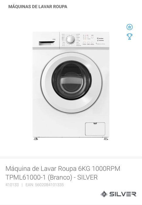 Maquina de lavar roupa 6kg