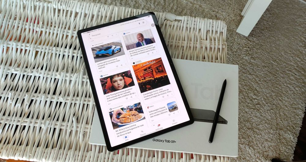Samsung Galaxy Tab S9+ | 512GB impecável c/pequena linha verde no ecrã