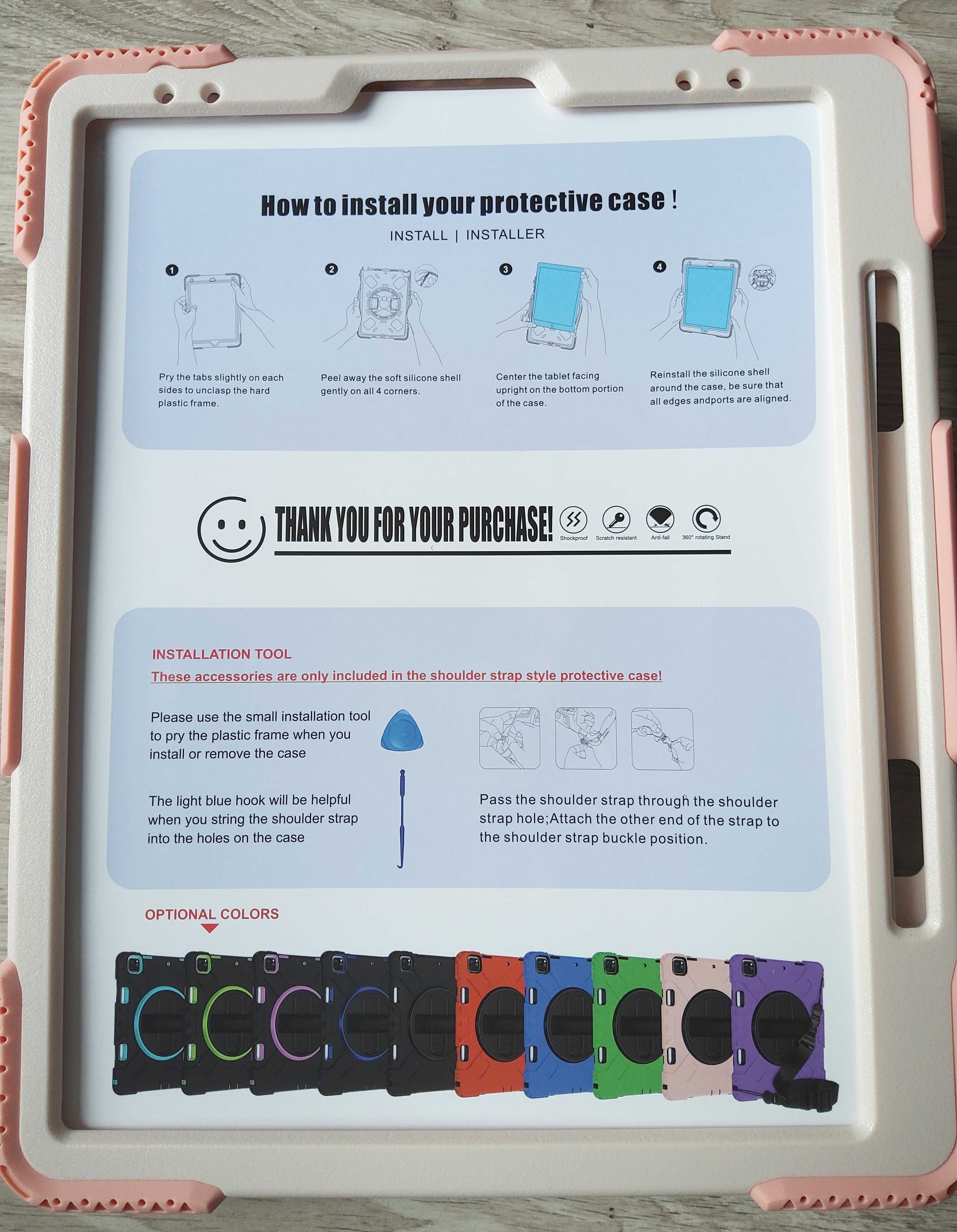 Pancerne etui case obudowa do iPad Pro 12.9 cali 2018/2020/2021