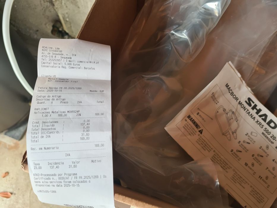 Suportes malas shad para macbor montana xr5 500