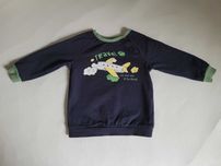 Granatowa bluza z aplikacją rozm. 92