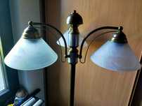 Lampa podłogowa mosiężna