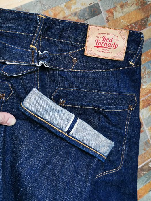 Джинси Red Tornado Vintage Workwear selvadge jeans оригінал 32 М розм
