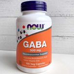 GABA, ГАБА, ГАМК, 500 мг, США, 100 капсул