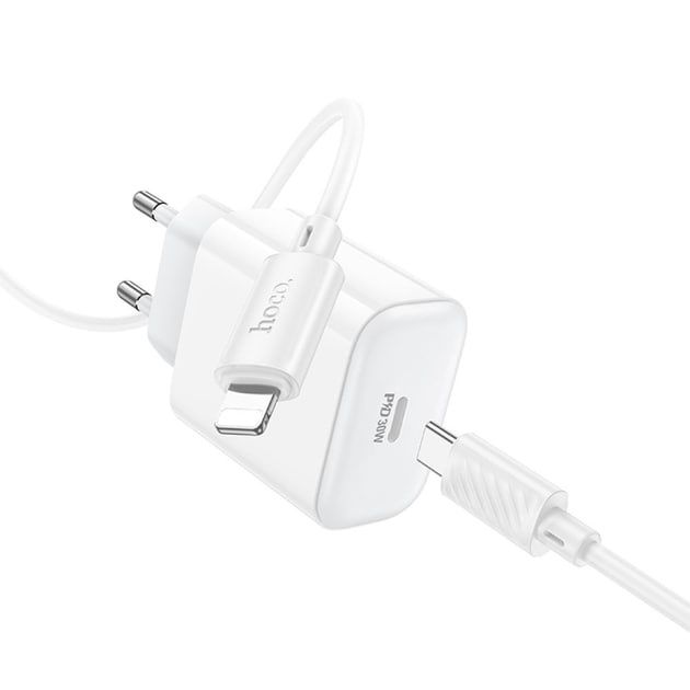 Швидка Зарядка iPhone PD30W Hoco CA76APRO кабель Type-C to Ligtning