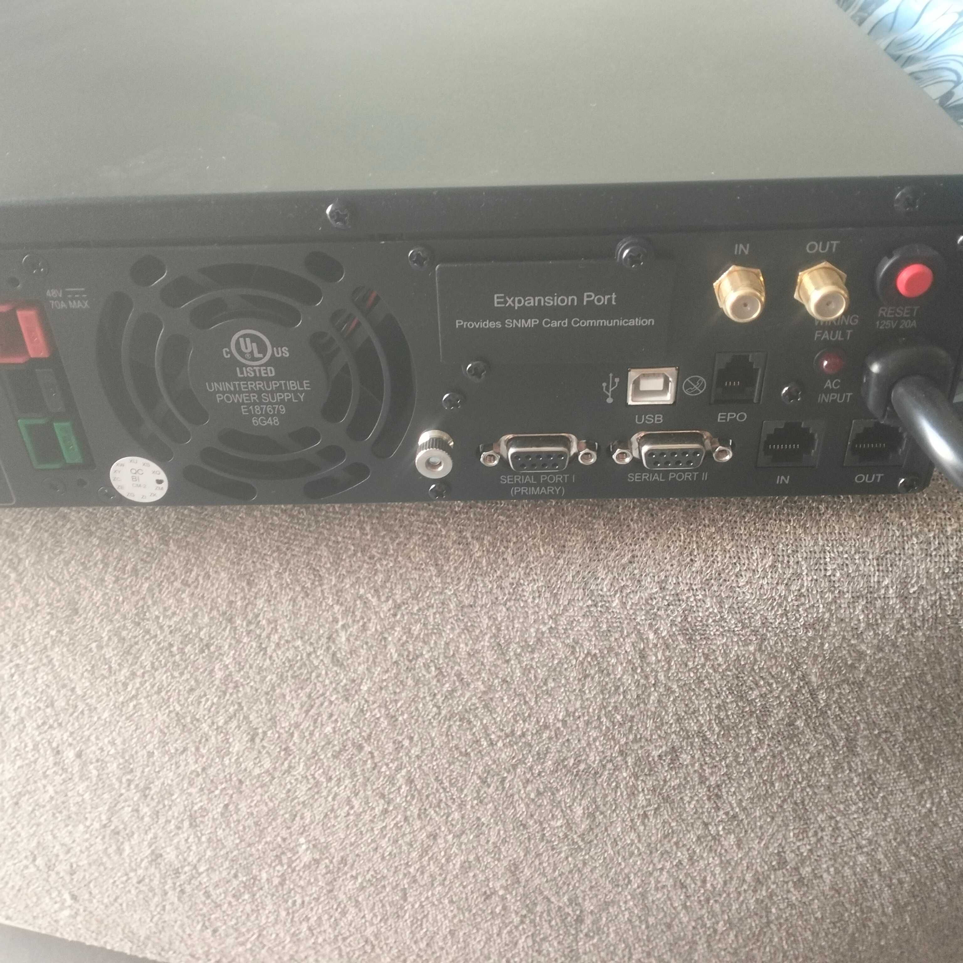 Zasilacz  Rack UPS Cyberpower PR2200LCDRTXL2U. UPS ma zasilanie 120v