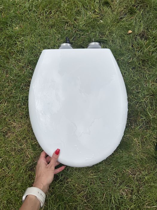 Miska WC z deska - 2 sztuki, umywalka z bateria 2 sztuki