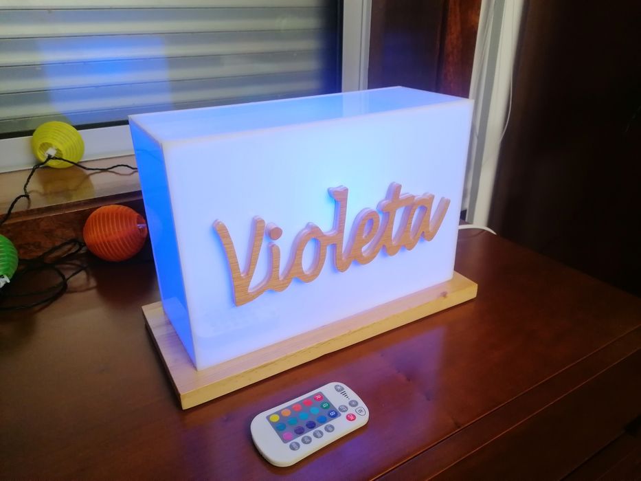 Candeeiro personalizado