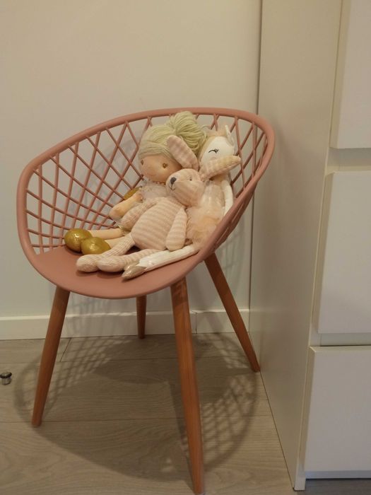 Cadeira criança rosa