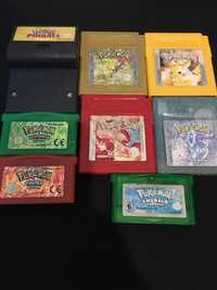 Jogos Pokémon GBA Red Yellow Crystal Emerald FireRed LeafGreen PinBall