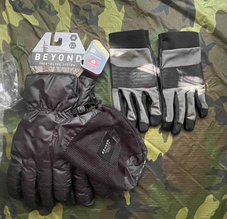 Перчатки зимние 2 в1 Beyond clothing размер M, L