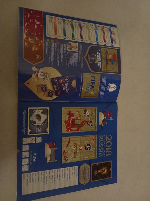 Caderneta completa Mundial 2018