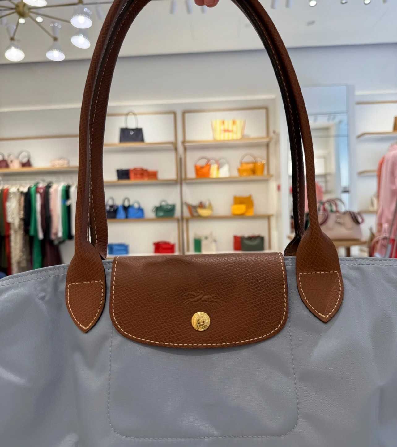 LongChamp Torba torebowa LE PLIAGE ORIGINAL L, Szary jasny