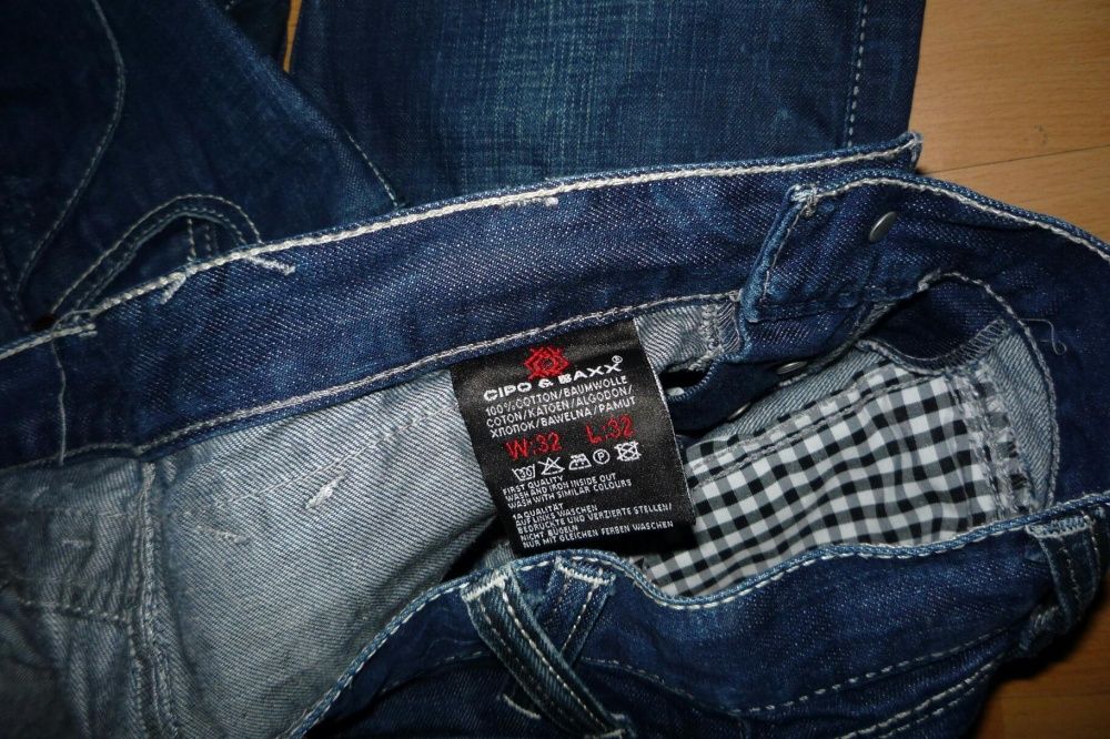 Spodnie męskie jeans roz W32L32 * Cipo & Baxx Generation Los Angeles