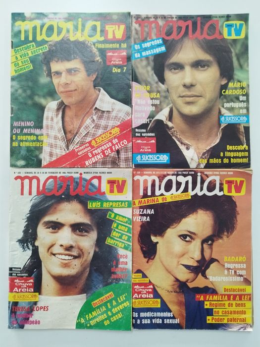 Revistas Maria - Anos 80