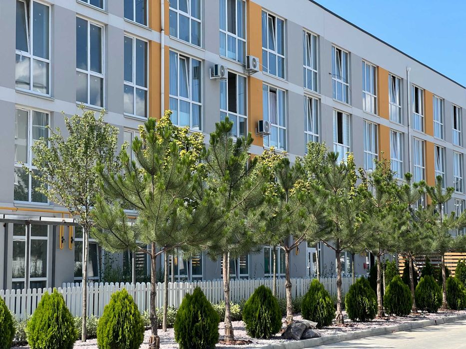 1-кімнатна квартира 31,58 м² з кухнею-вітальнею у зданому будинку.