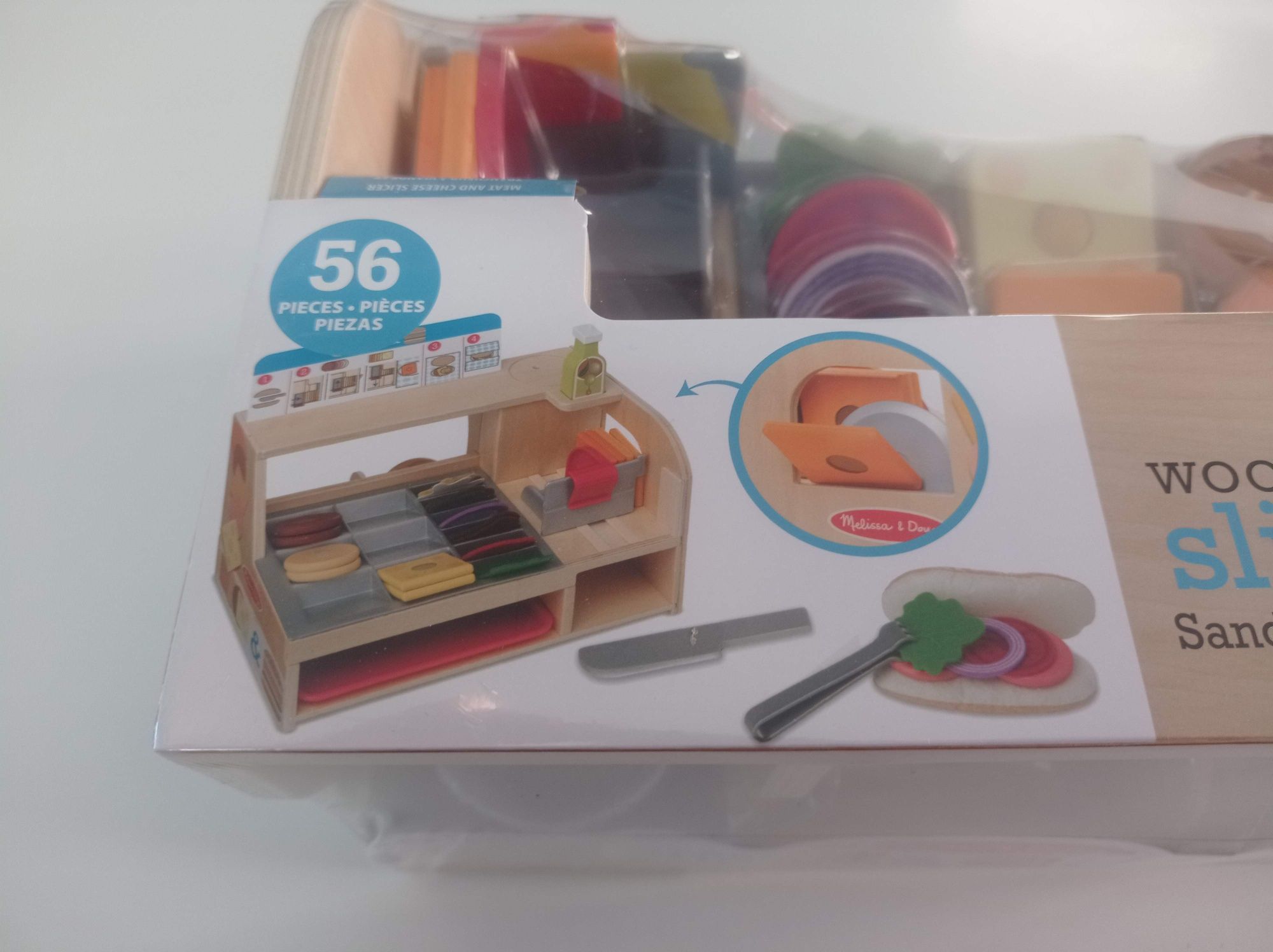 Sklep z kanapkami Melissa and Doug drewniana lada kanapkowa NOWE