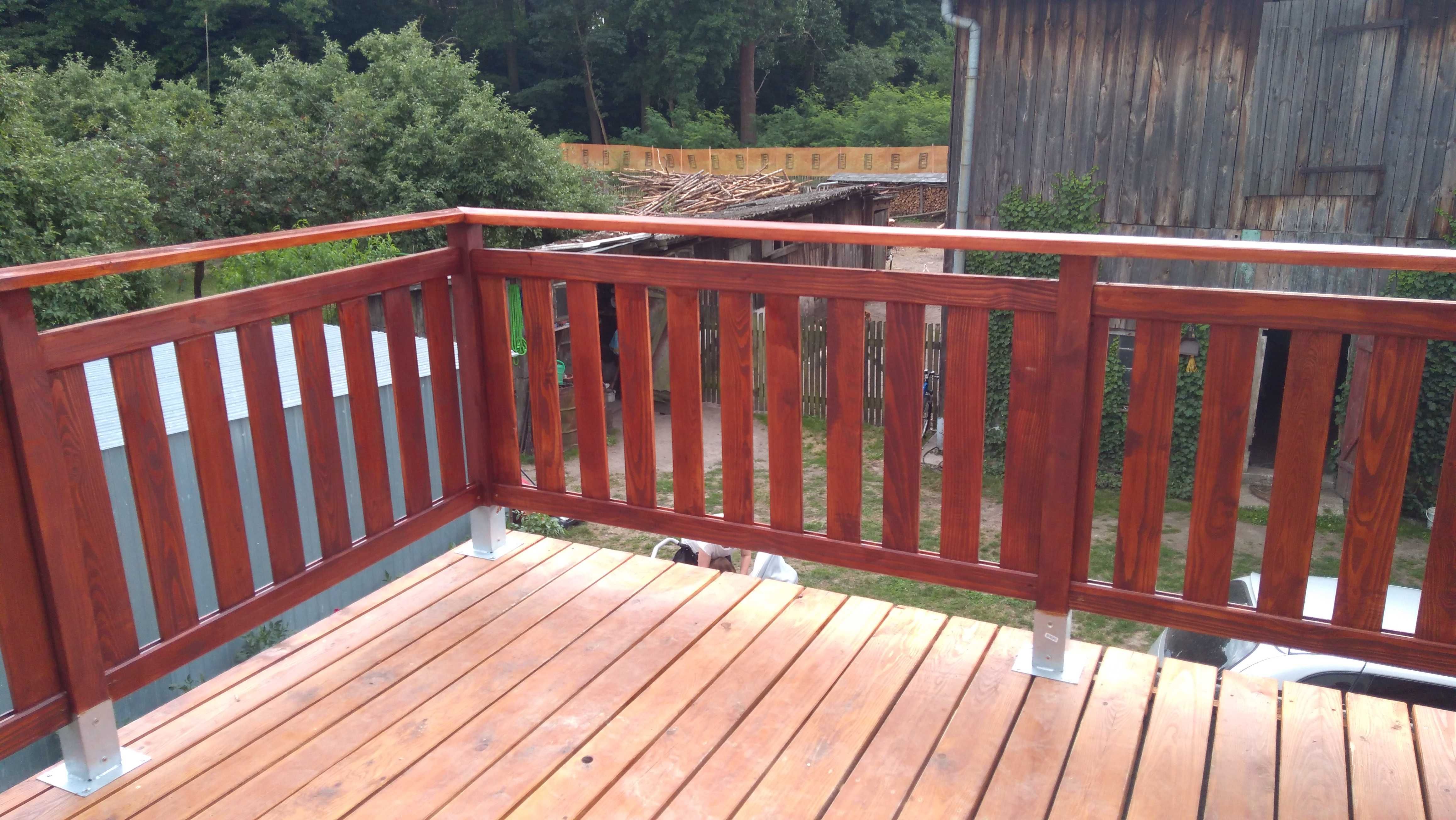 Balustrady drewniane