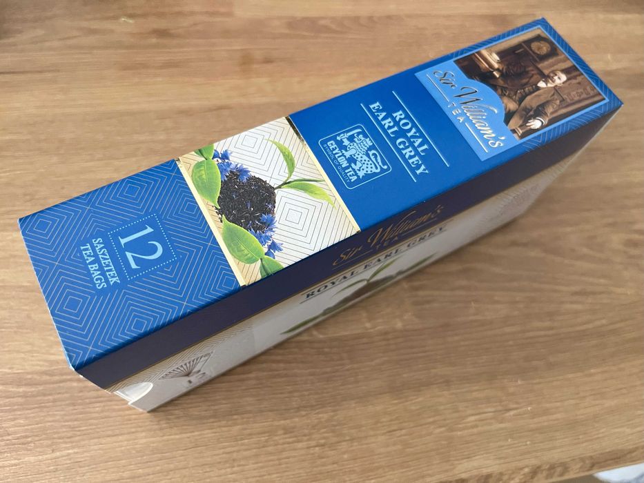 SIR WILLIAM'S Herbata czarna Royal Earl Grey 12 torebek okazja