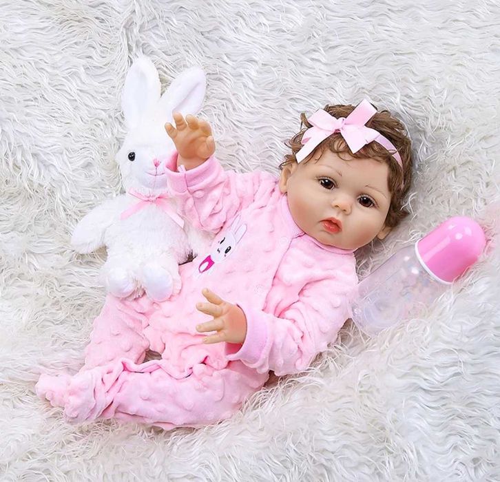 14)Кукла Reborn младенец полностью виниловая, ручной работы 47см.