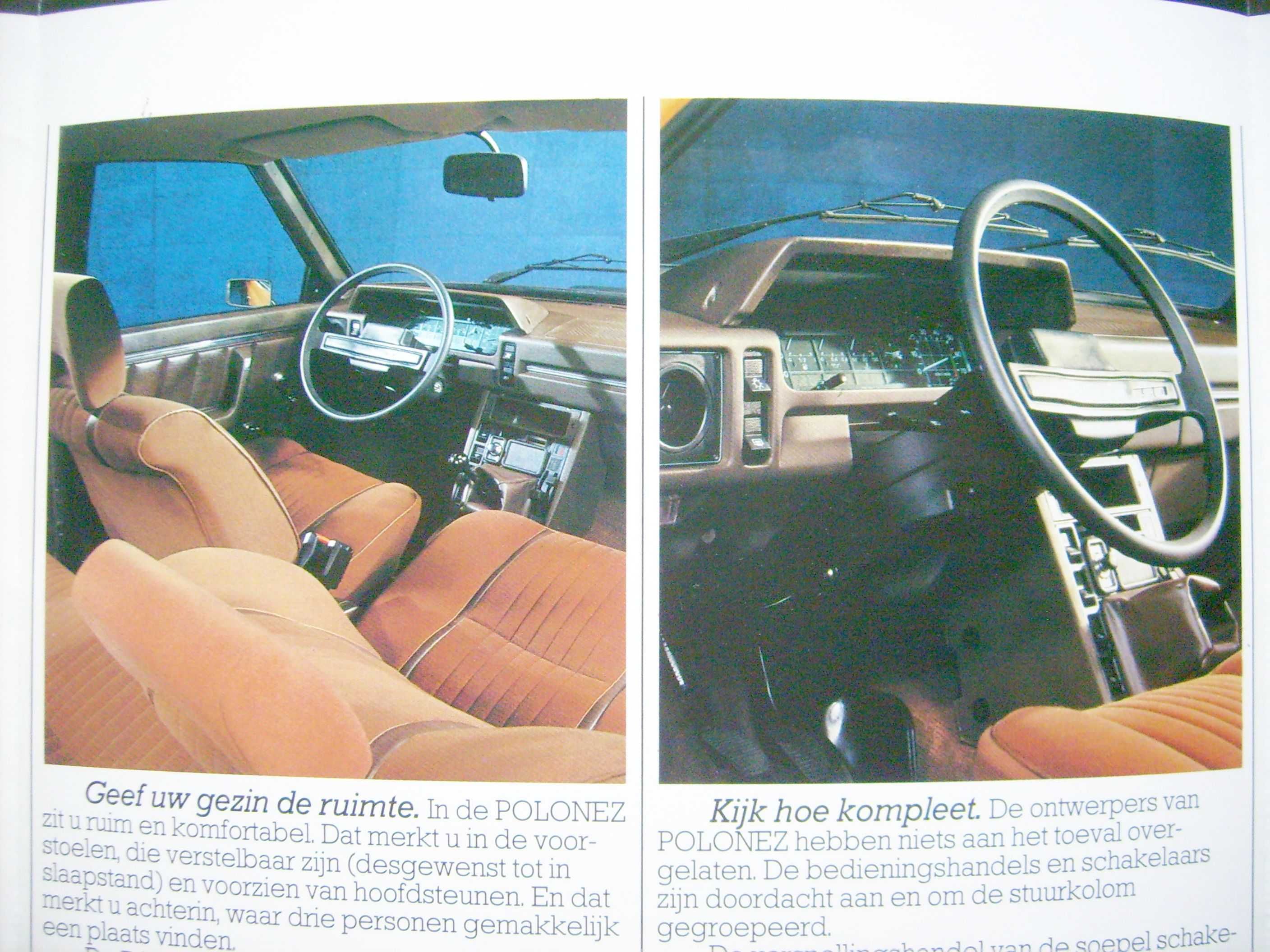 FSO Polonez 1500 prospekt De Binckhorst Auto 1979 / 6 str., stan BDB+