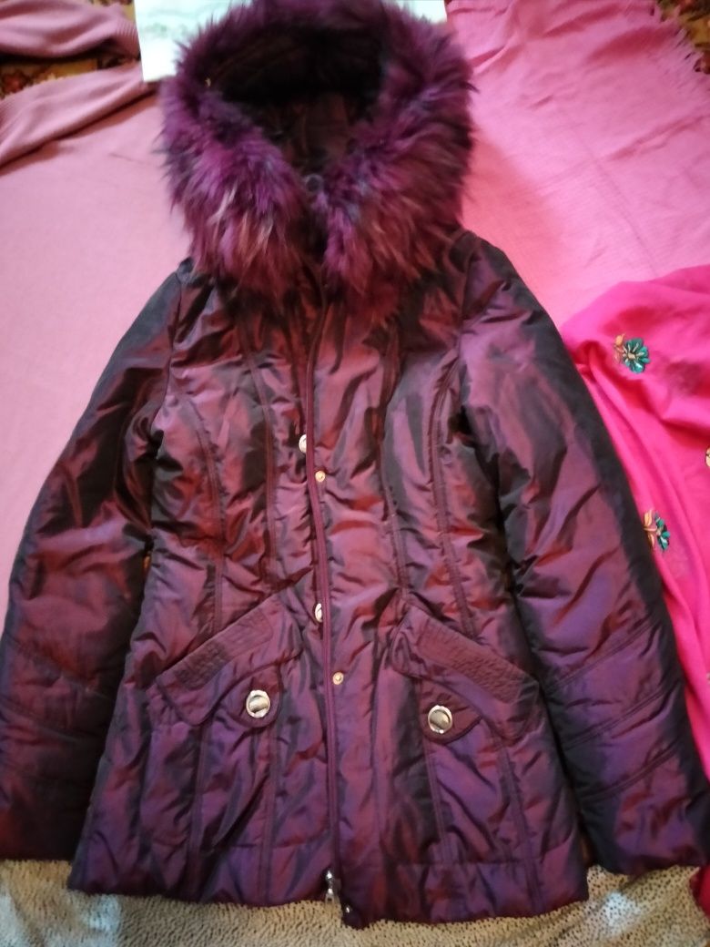 Подростковые зимняя курточка и дубленка