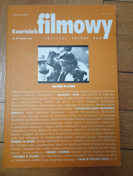 KINO - Kwartalnik Filmowy Instytut Sztuki PAN, Nr 45, 2004