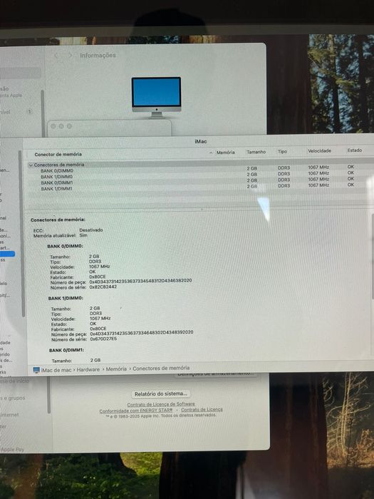 iMac 27" FusionDrive 1.13TB Teclado e rato sem fios