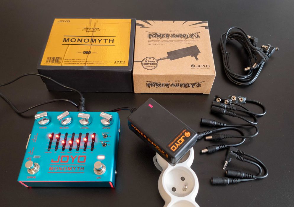 Preamp basowy Joyo Monomyth + zasilacz JP-03 - JAK NOWY!