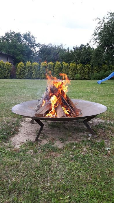 Palenisko ogrodowe z cortenu o 70cm różne wzory na wymiar Korten