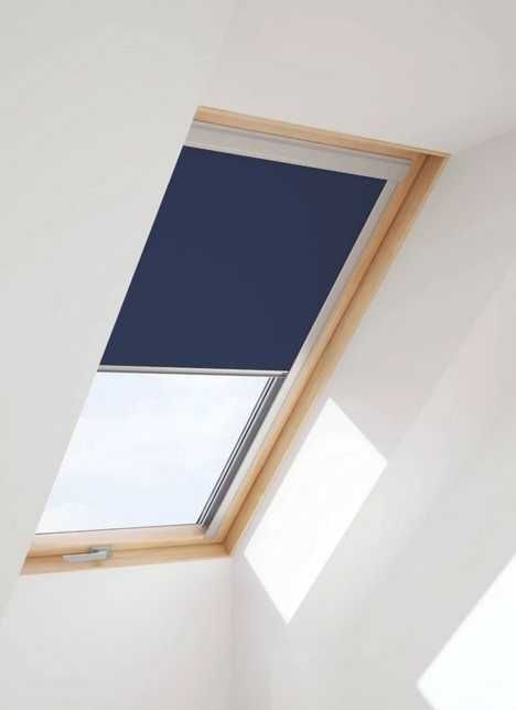 Roleta zaciemniająca GRANATOWA 114x118 okna dach VELUX FAKRO OPTILIGHT