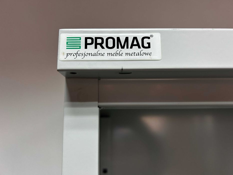 Metalowa SZAFA UBRANIOWA z drążkiem firmy PROMAG